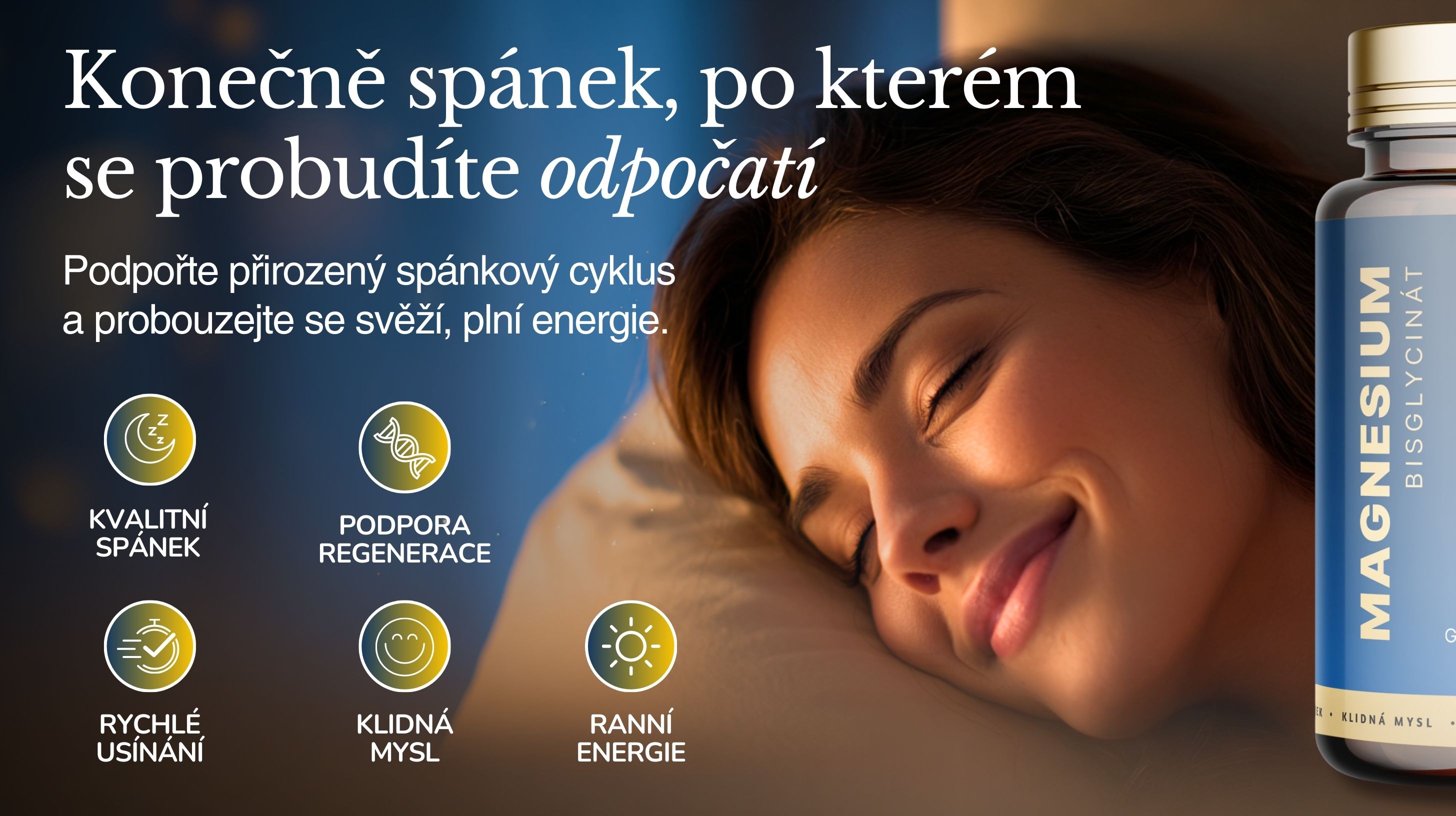 PREMIUM Magnesium bisglycinát ULTRA RELAX KOMPLEX (+ vitamín B6, GABA, Apigenin z heřmánku), 90 kapslí -4
